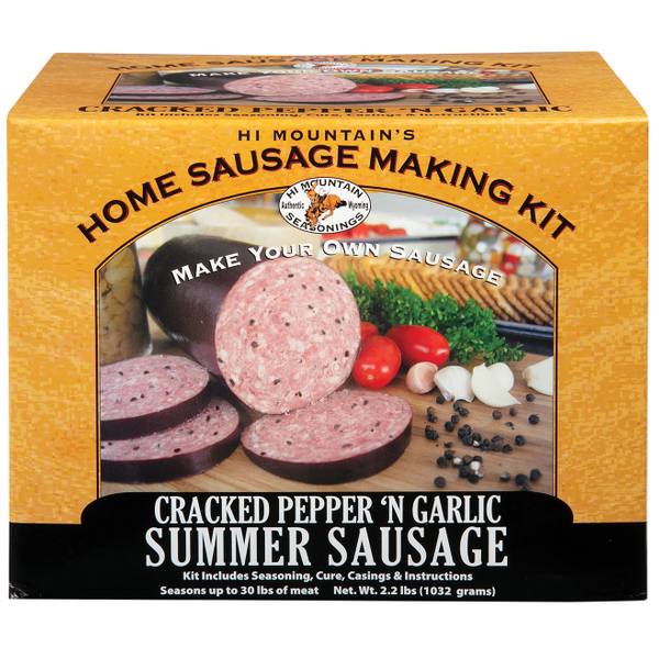 Hi Mountain Seasonings Cracked Pepper 'n Garlic Summer Sausage Kit
