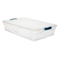 Rubbermaid 41 Quart Cleverstore Clear Latching Tote