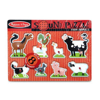 Melissa & Doug Farm Animals Sound Puzzle