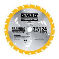 DEWALT 7-1/4" 24T Combination Framing Blade