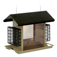 More Birds Large Hopper Feeder with Suet Holders