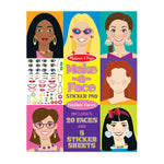 Melissa & Doug Make-a-Face Fashion Faces Sticker Pad