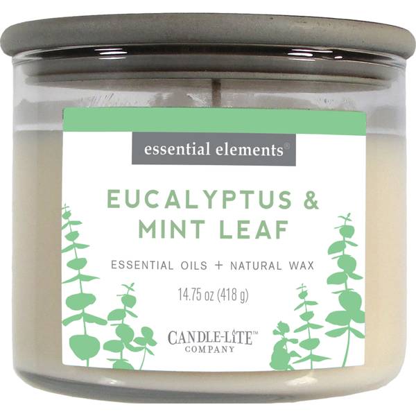 Candle-Lite Eucalyptus & Mint 3-Wick Candle