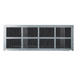 Grille,Metal,Gray,16-1/2 in. H