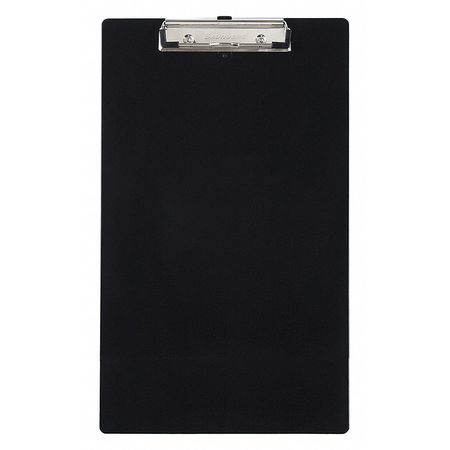 8-1/2" x 14" Plastic Clipboard, Black