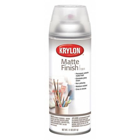 Spray Paint, Crystal Clear, Matte, 11 oz
